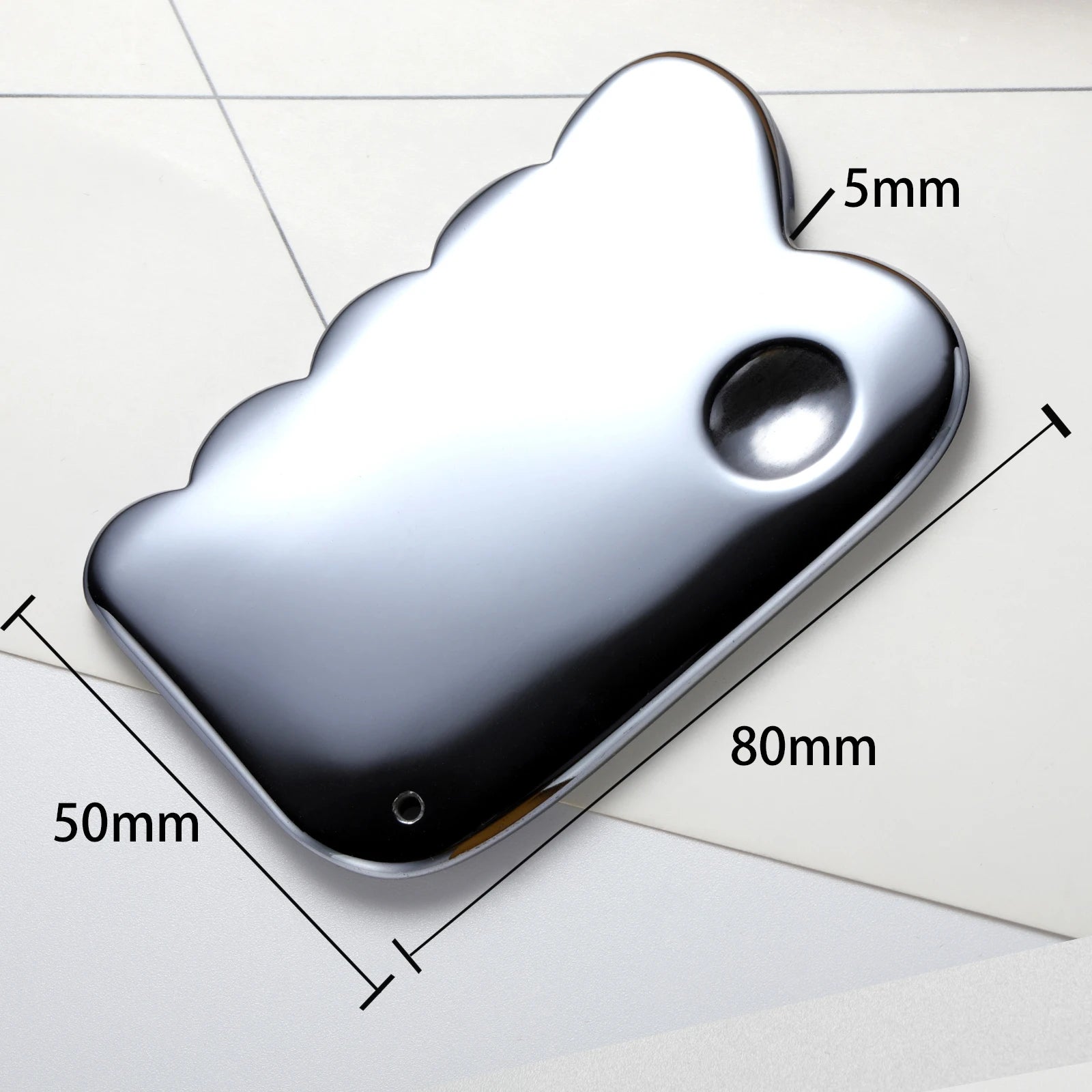 Terahertz Gua Sha Masaj Aleti – Yüz, Boyun ve Vücut için Doğal Yeşim Kazıyıcı