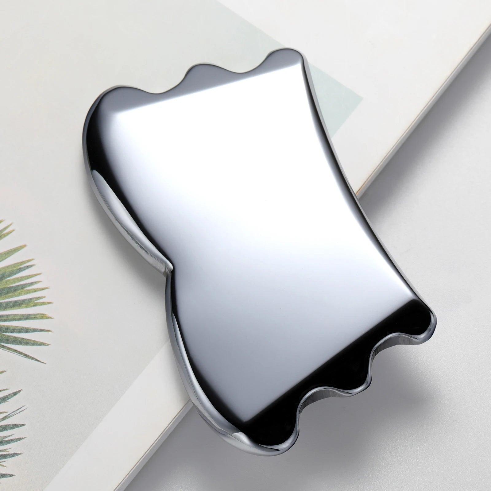 Terahertz Gua Sha Masaj Aleti – Yüz, Boyun ve Vücut için Doğal Yeşim Kazıyıcı