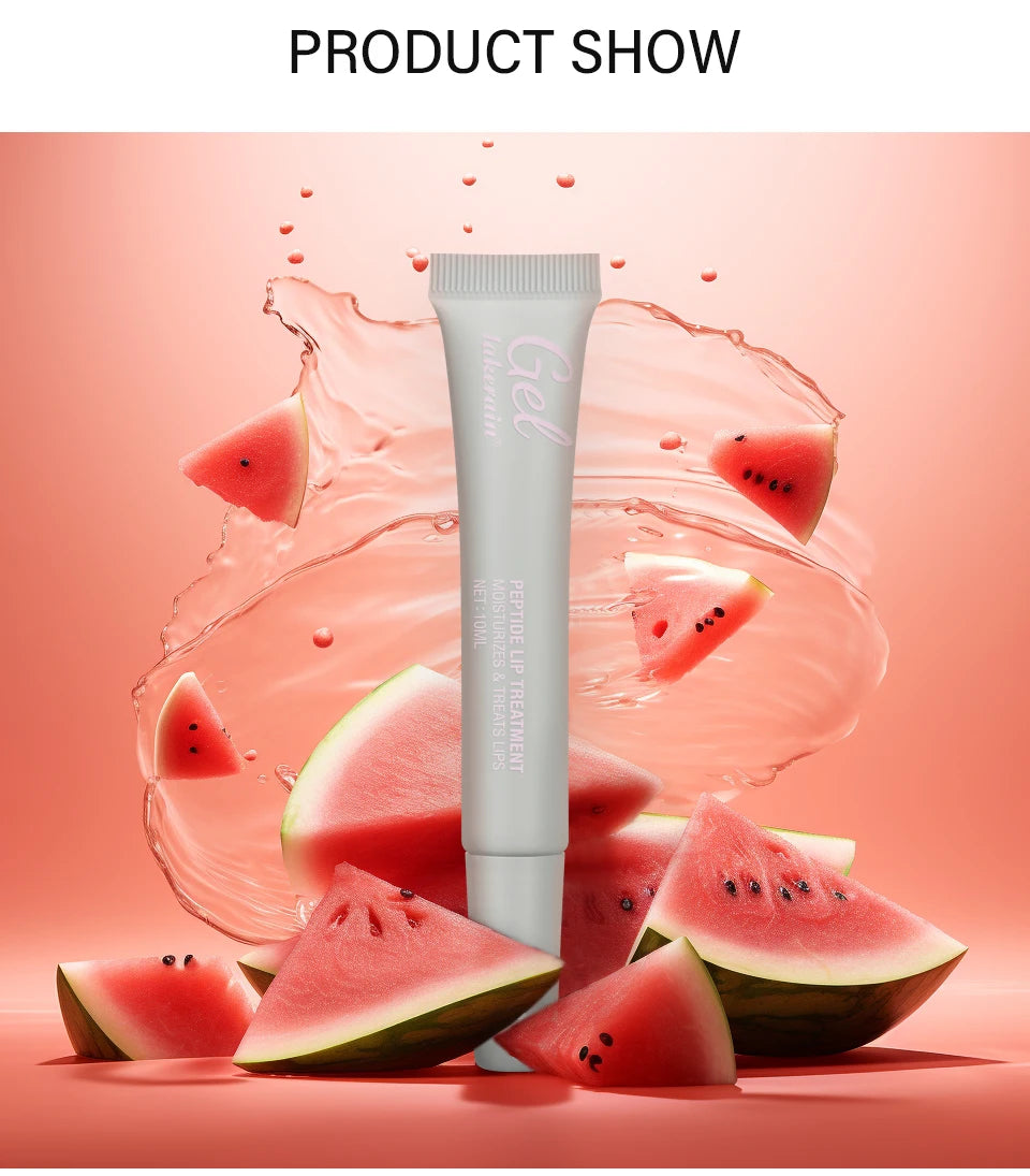 Moisturizing Peptide Lip Treatment | Lip Mask Gel | Removes Dead Skin | Lipstick Base | Lip Cream | Lip Care Mask | 10ml | 1 Piece