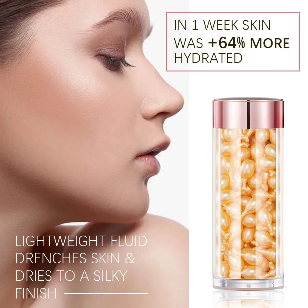 90-Piece Retinol Serum Ceramide Capsules | Night Serum | Moisturizing, Anti-Aging, Spot Removing | Face Serum | Skin Care