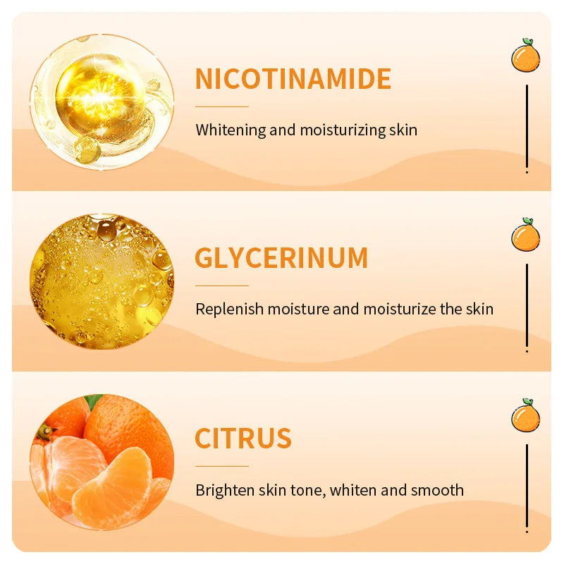 C Vitamini Vücut Losyonu – Nemlendirici ve Peeling Etkili Cilt Bakım Kremi