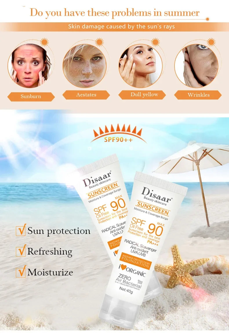 sunshield SPF 90 Yüz ve Vücut Güneş Kremi