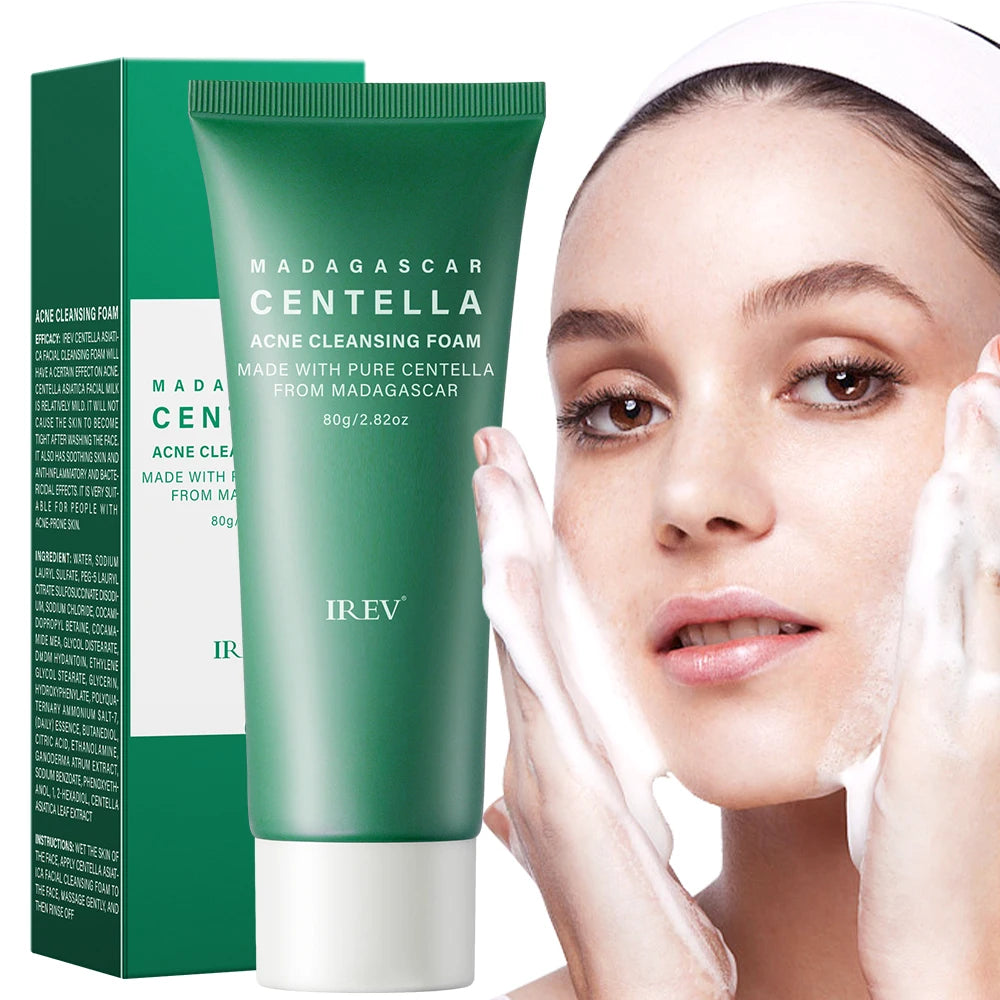 Centella Deep Cleaning Foam Facial Cleanser – Moisturizing & Nourishing
