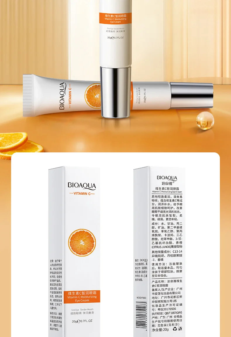 C Vitamini Göz Kremi – Koyu Ciltler İçin Nemlendirici ve Sıkılaştırıcı
