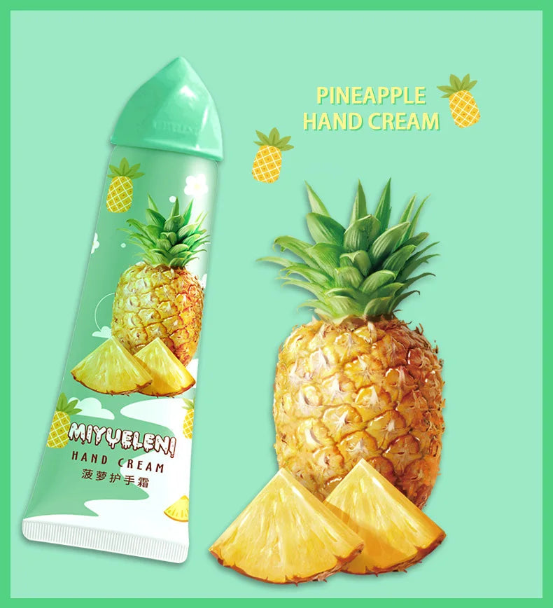 Fruit Hand Cream Set – Moisturizing & Nourishing (10pcs x 30g)