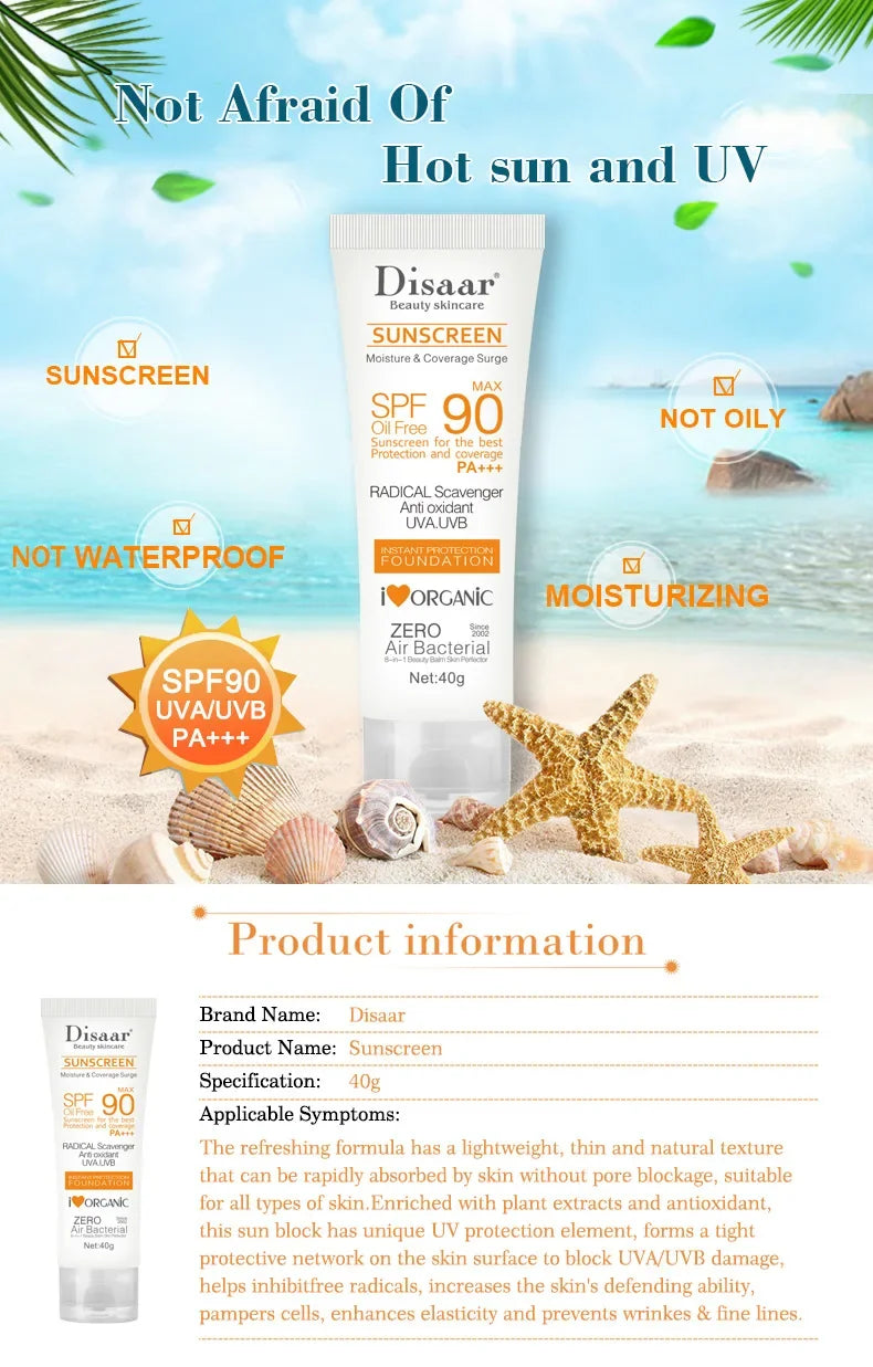 sunshield SPF 90 Yüz ve Vücut Güneş Kremi