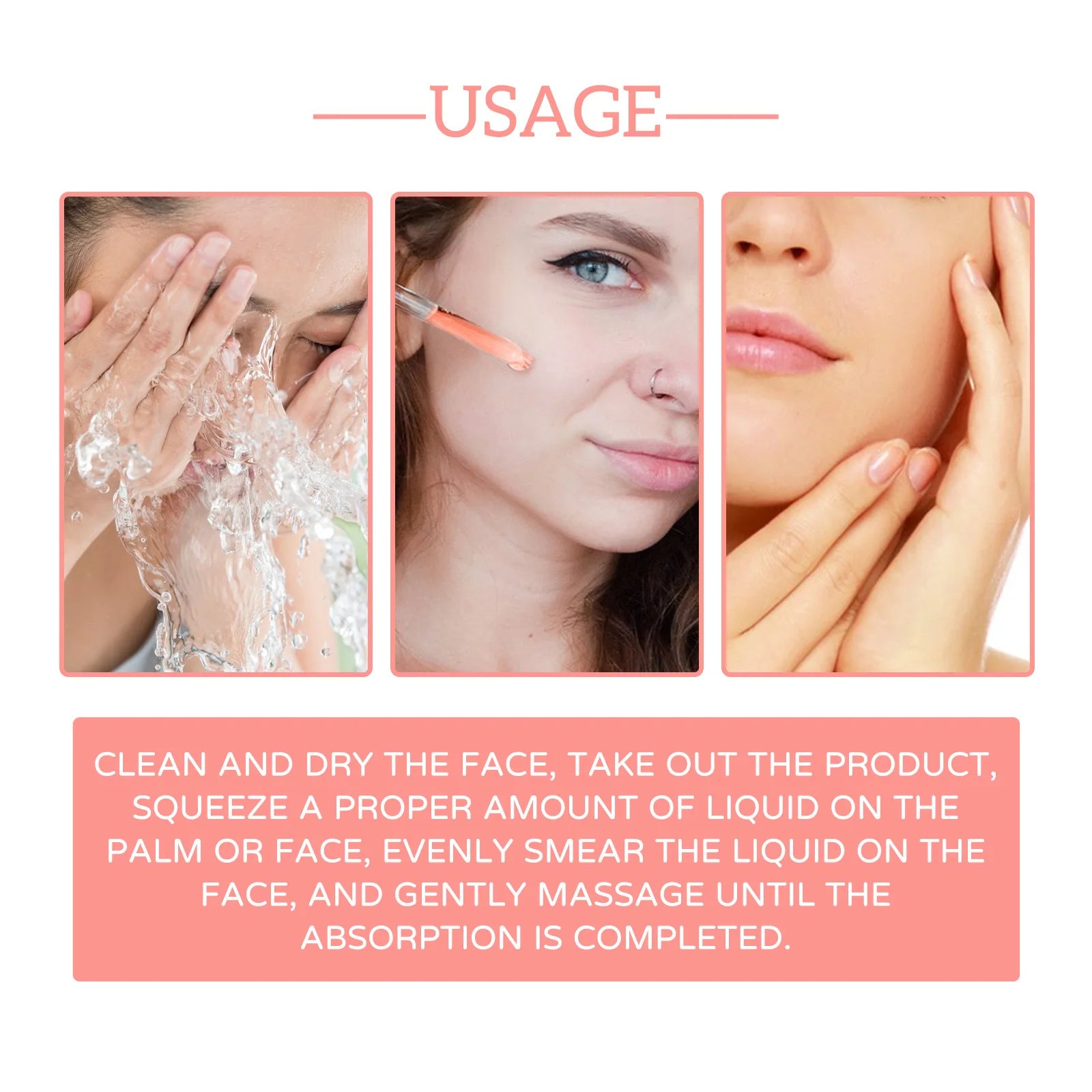 5 In 1 Anti-Wrinkle, Anti-Aging Face Serum | Hyaluronic Acid, Niacinamide | Shrinks Pores, Fades Spots | Whitening Skin Care
