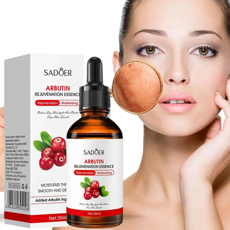 10% Alpha Arbutin + 5% Mandelic Acid Serum: Whitening, Brightening & Anti-Acne Essence