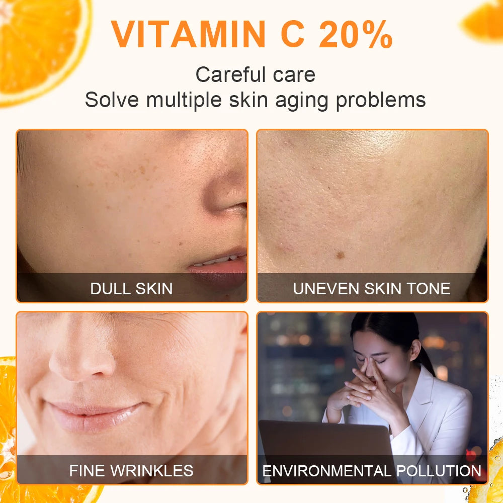 C Vitamini Yüz Kremi ve Gözenek Küçültücü Serum