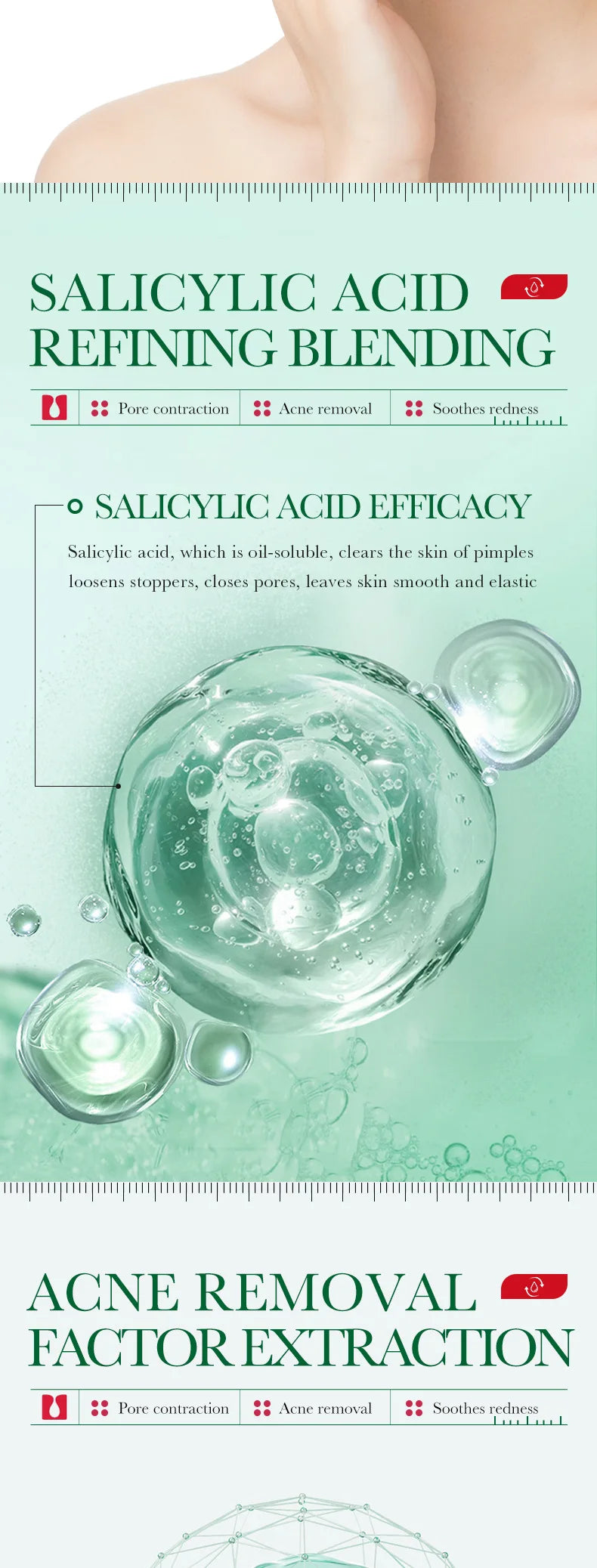 Salicylic Acid Acne Treatment Serum – Moisturizing & Repairing Essence