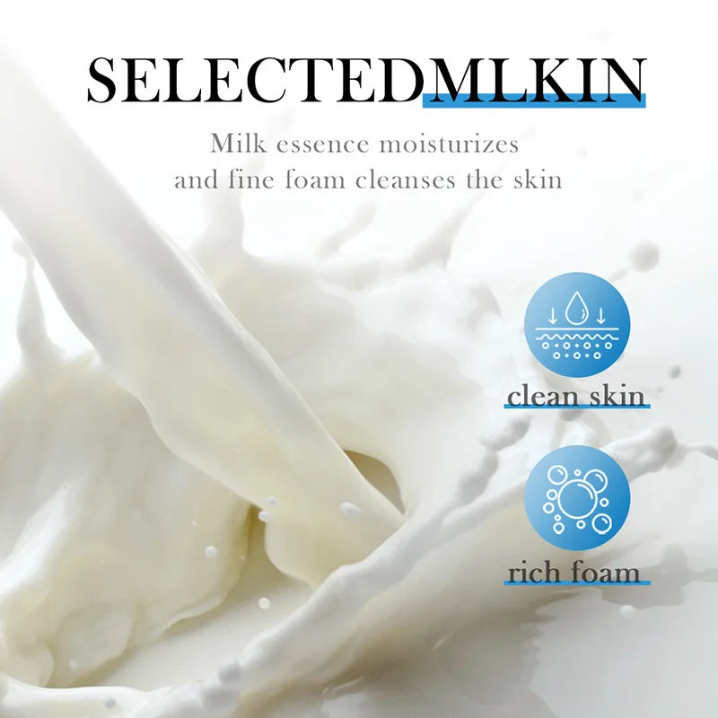 Milk Facial Cleanser – Nourishing & Brightening Foam Face Wash