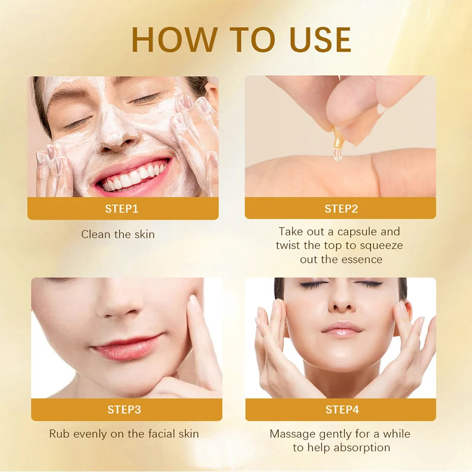 90-Piece Retinol Serum Ceramide Capsules | Night Serum | Moisturizing, Anti-Aging, Spot Removing | Face Serum | Skin Care