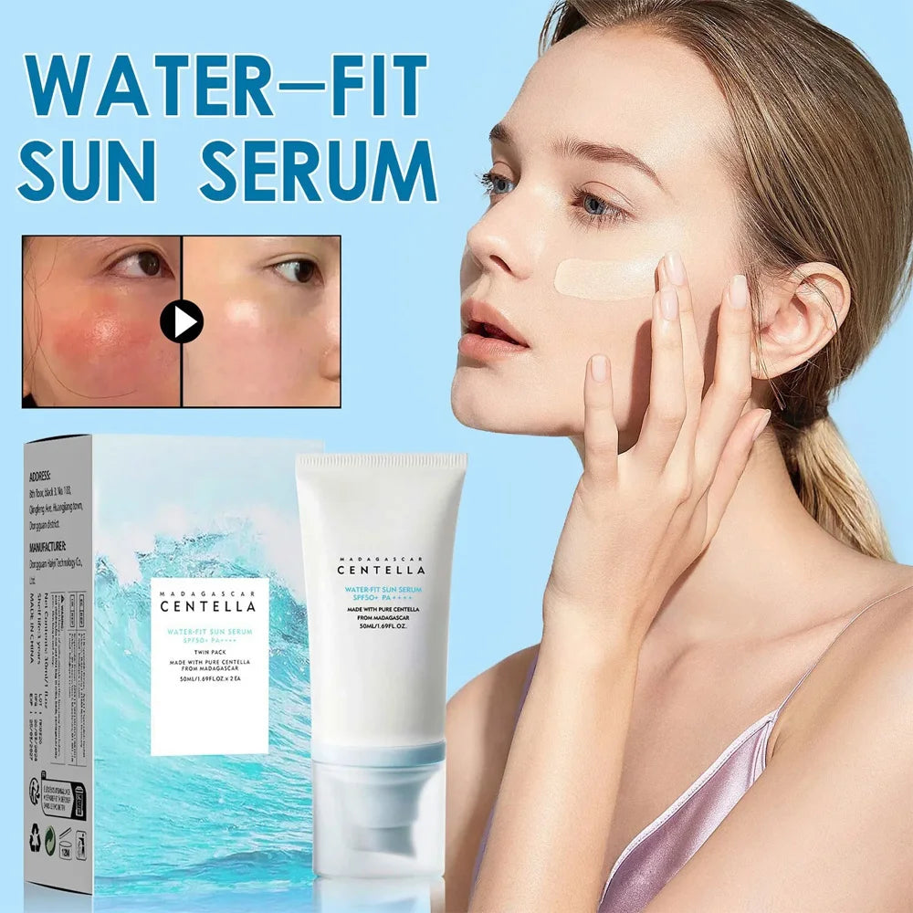50+ Facial Sunscreen – Centella Sunblock & Skin Brightening Moisturizer