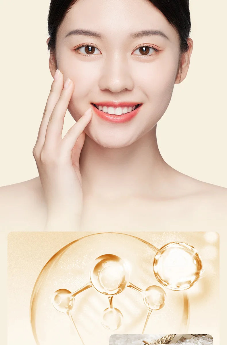 Rice Raw Pulp Facial Cleanser – Moisturizing & Brightening Foam