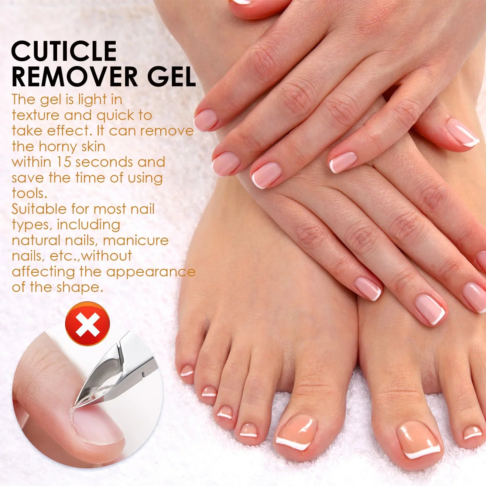Cuticle Remover Gel – Exfoliant & Moisturizing Treatment for Nail Care