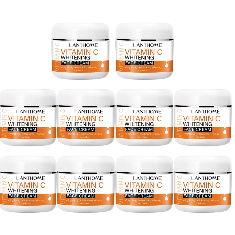50g C Vitamini Aydınlatıcı Serum Lekeleri Azaltır ve Antioksidanlar Nemlendirici Sıkılaştırıcı Pürüzsüz Cilt Bakımı