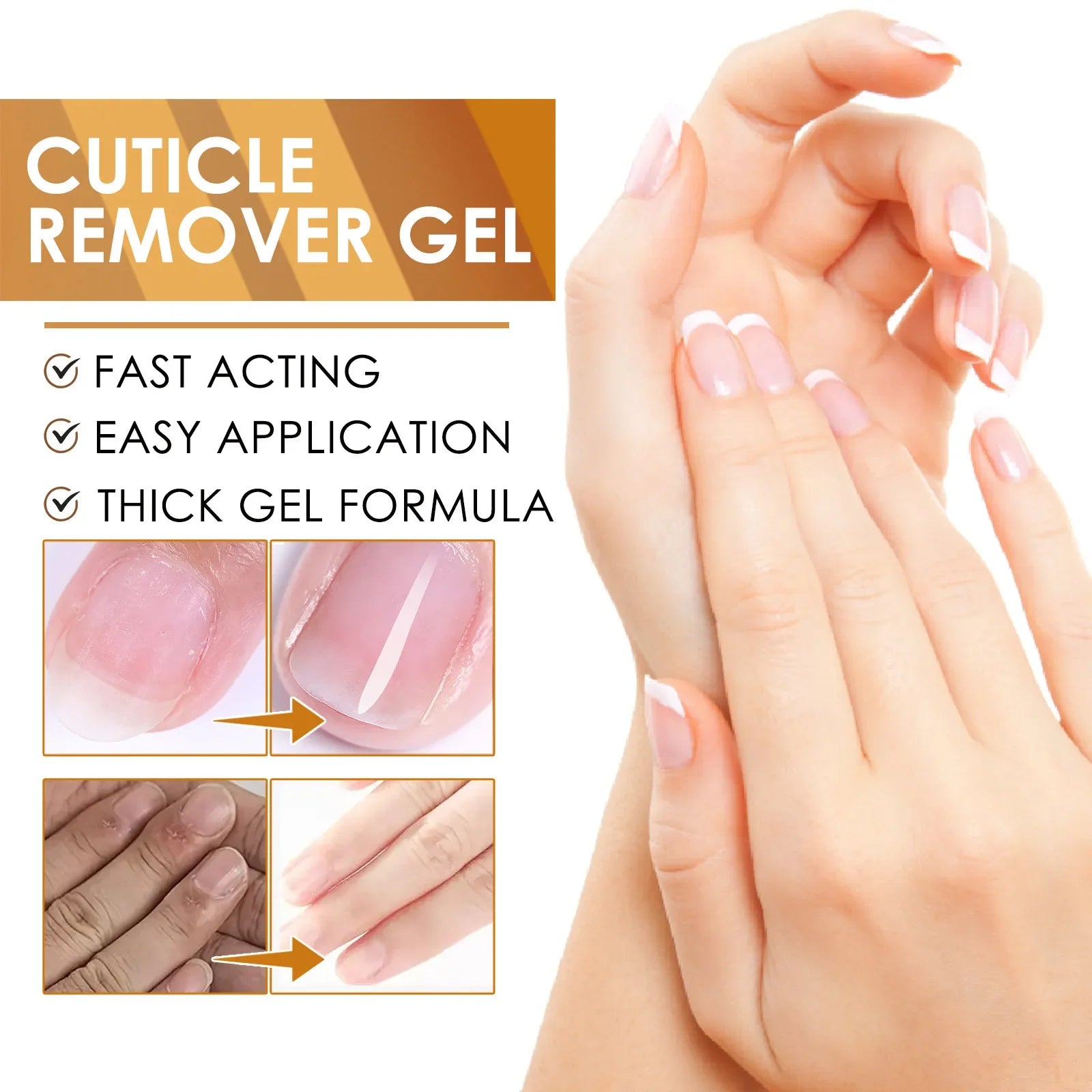 Cuticle Remover Gel – Exfoliant & Moisturizing Treatment for Nail Care