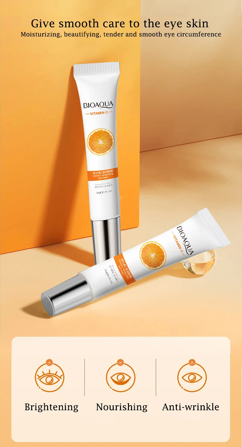 C Vitamini Göz Kremi – Koyu Ciltler İçin Nemlendirici ve Sıkılaştırıcı
