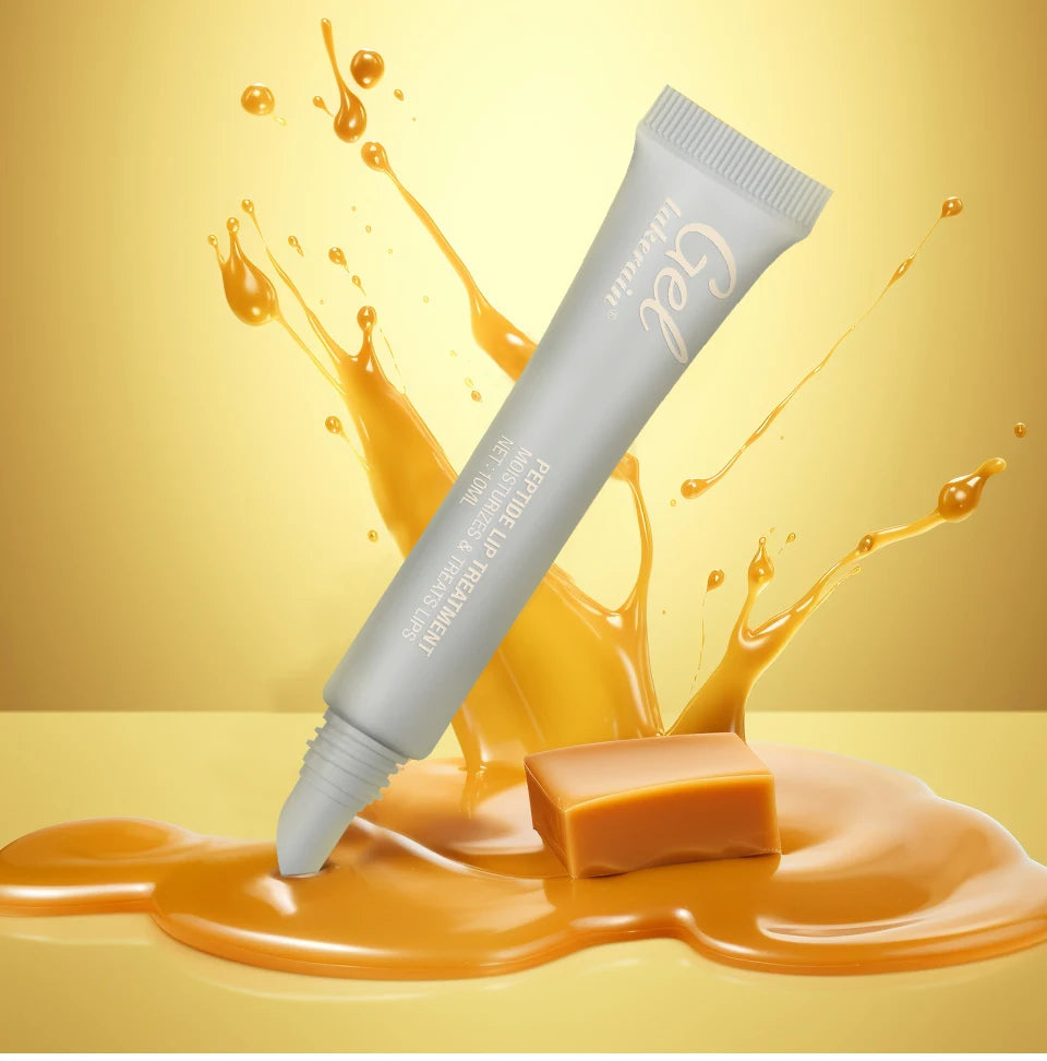 Moisturizing Peptide Lip Treatment | Lip Mask Gel | Removes Dead Skin | Lipstick Base | Lip Cream | Lip Care Mask | 10ml | 1 Piece