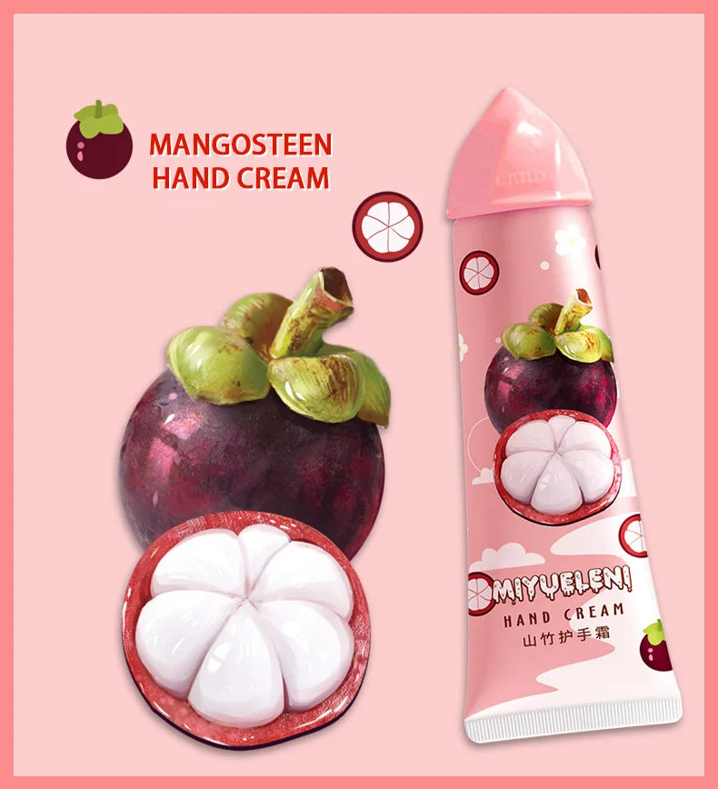 Fruit Hand Cream Set – Moisturizing & Nourishing (10pcs x 30g)