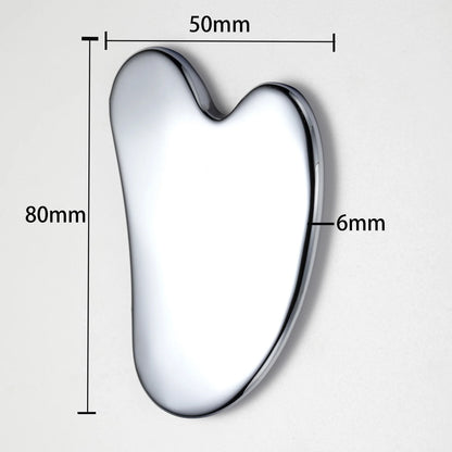 Terahertz Gua Sha Masaj Aleti – Yüz, Boyun ve Vücut için Doğal Yeşim Kazıyıcı
