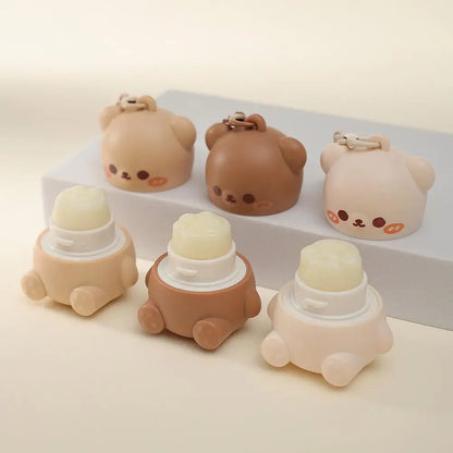 Children’s Fruity Lip Balm – Cute Little Bear Lip Balm for Baby, Moisturizing &amp; Anti-Dry