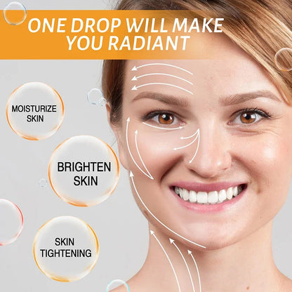 C Vitamini ve Retinol Koyu Leke Giderici Serum – Beyazlatıcı ve Çil Soldurucu Kırışıklık Karşıtı Öz