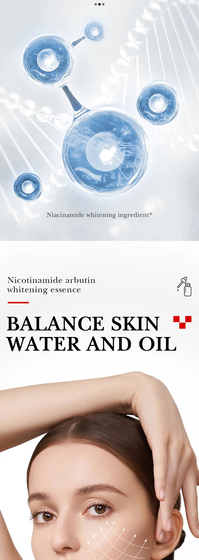 Arbutin Brightening Serum – Facial Moisturizing &amp; Firming Essence (3pcs)