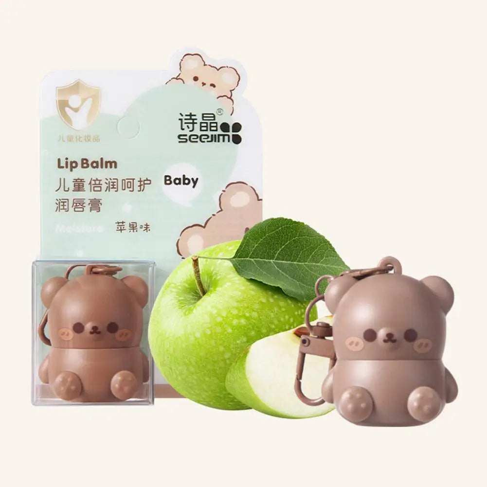 Children’s Fruity Lip Balm – Cute Little Bear Lip Balm for Baby, Moisturizing &amp; Anti-Dry