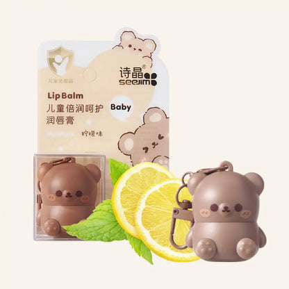 Children’s Fruity Lip Balm – Cute Little Bear Lip Balm for Baby, Moisturizing &amp; Anti-Dry