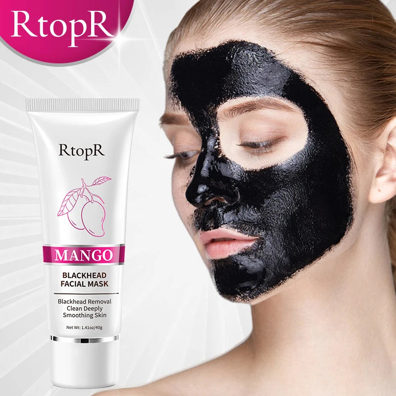 Mango Blackhead Remover &amp; Pore Strip | Facial Cleansing &amp; Pore Shrinking | Firming &amp; Acne Treatment | Whitening Nose Pack