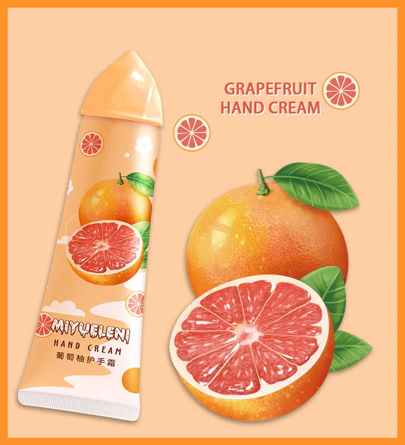 Fruit Hand Cream Set – Moisturizing &amp; Nourishing (10pcs x 30g)