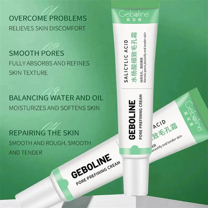 Salicylic Acid Pore Shrinking Cream | Quick Blackhead Removal | Smooths Skin, Tightens Face | Eliminates Large Pores | Korean Skincare Product
