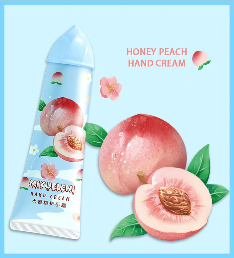 Fruit Hand Cream Set – Moisturizing &amp; Nourishing (10pcs x 30g)