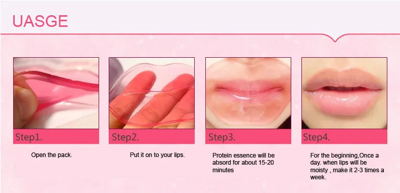 Crystal Collagen Lip Mask – Moisturizing &amp; Firming Lip Patches