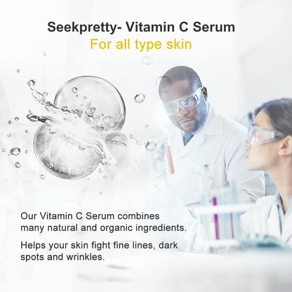 C Vitamini Serumu | Yüz Parlatıcı | Koyu Leke Giderici | Cilt Bakım Nemlendirici | Kırışıklık Giderici | Yaşlanma Karşıtı Yüz Serumu | Kore Kozmetikleri