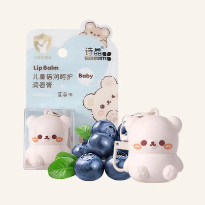 Children’s Fruity Lip Balm – Cute Little Bear Lip Balm for Baby, Moisturizing &amp; Anti-Dry