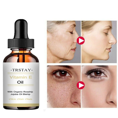 E Vitamini ve Jojoba Aydınlatıcı Yağ | Cilt Sıkılaştırıcı ve Nemlendirici Esansiyel Yağ