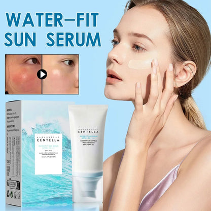 50+ Facial Sunscreen – Centella Sunblock &amp; Skin Brightening Moisturizer