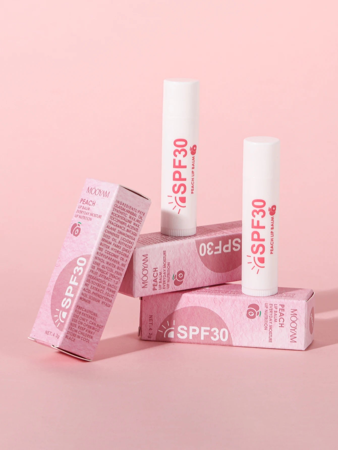 Juicy Peach Lip Balm Set

4/8/12pcs | Lasting Nourishment &amp; Moisture | Daily Care for Men &amp; Women