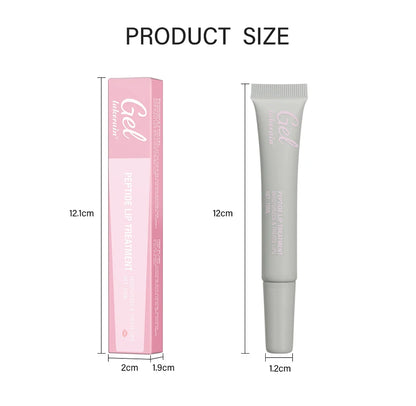 Moisturizing Peptide Lip Treatment | Lip Mask Gel | Removes Dead Skin | Lipstick Base | Lip Cream | Lip Care Mask | 10ml | 1 Piece