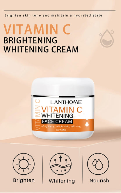 50g C Vitamini Aydınlatıcı Serum Lekeleri Azaltır ve Antioksidanlar Nemlendirici Sıkılaştırıcı Pürüzsüz Cilt Bakımı