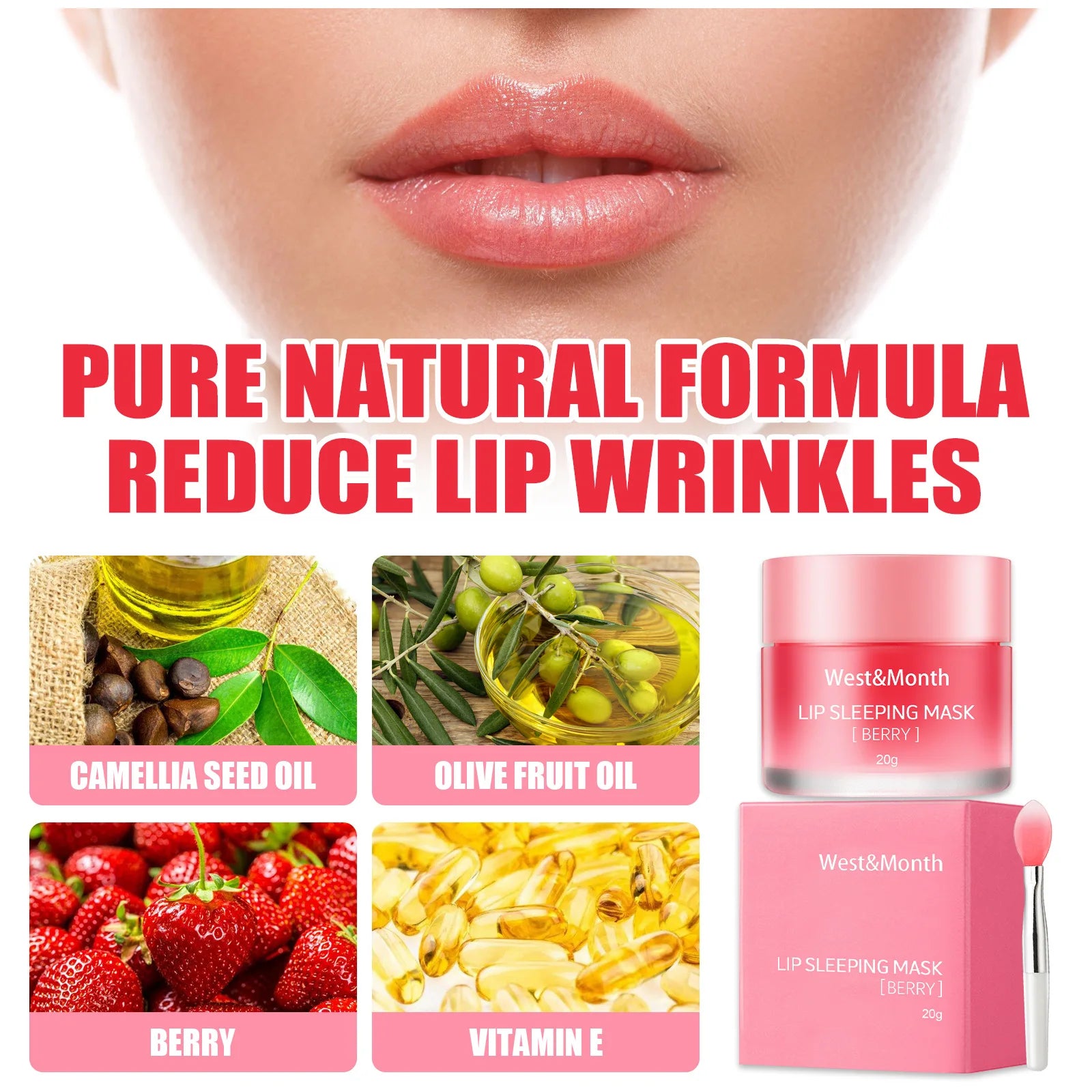 Berry Lip Sleeping Mask

20g | Night Moisturizing | Fade Lip Lines | Nourishing Lip Balm