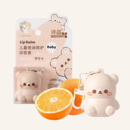 Children’s Fruity Lip Balm – Cute Little Bear Lip Balm for Baby, Moisturizing &amp; Anti-Dry