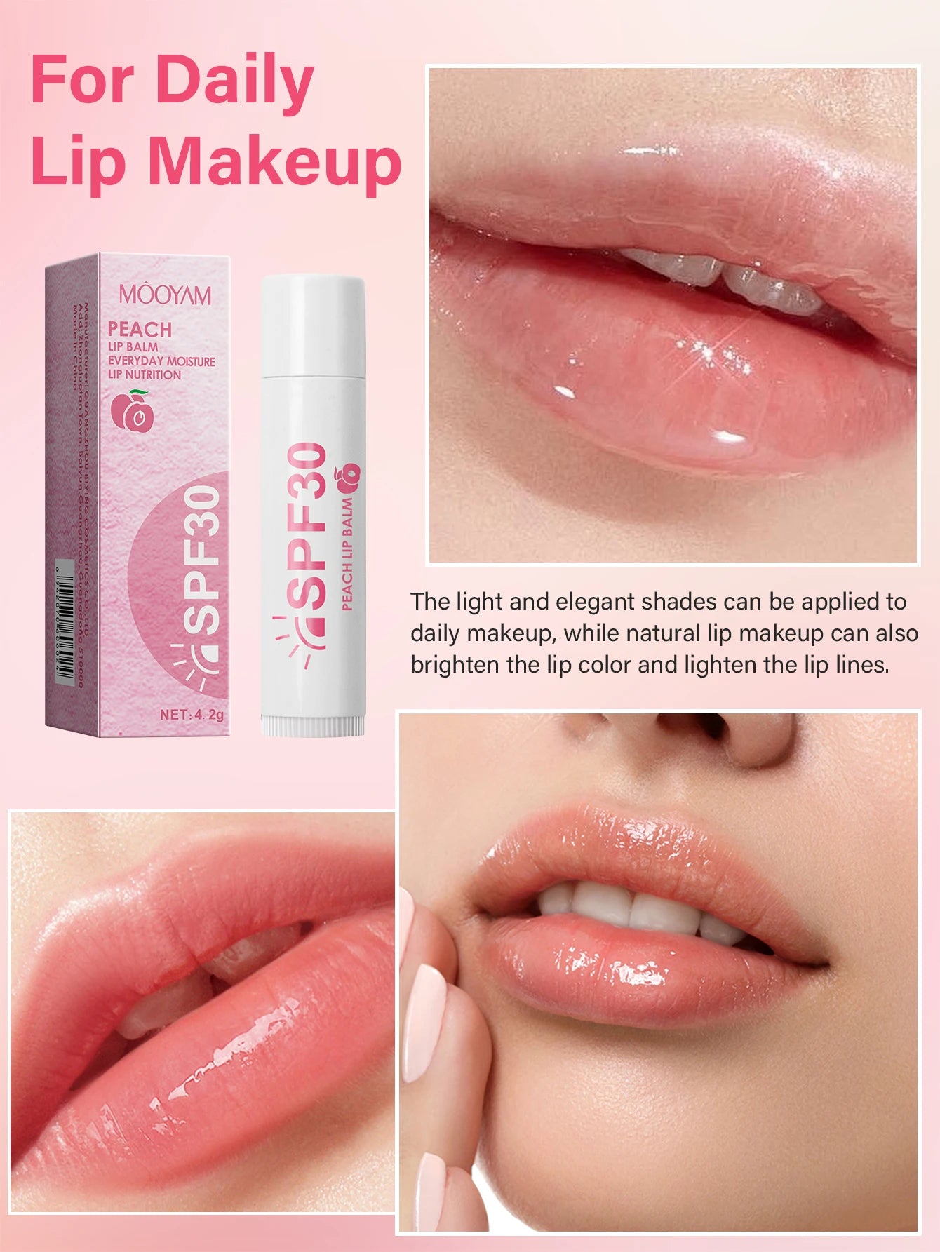 Juicy Peach Lip Balm Set

4/8/12pcs | Lasting Nourishment &amp; Moisture | Daily Care for Men &amp; Women