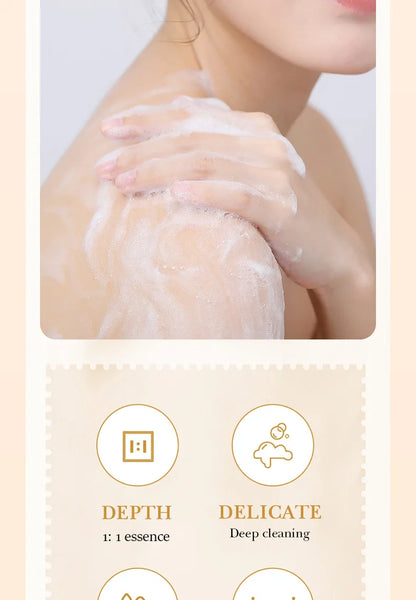 White Rice Raw Pulp Facial Soap – Moisturizing &amp; Oil Control Handmade Face and Body Soap