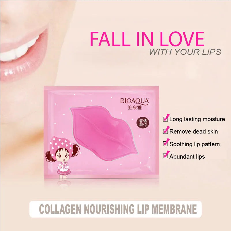 Crystal Collagen Lip Mask – Moisturizing &amp; Firming Lip Patches