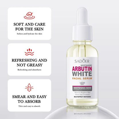 Arbutin Brightening Serum – Facial Moisturizing &amp; Firming Essence (3pcs)