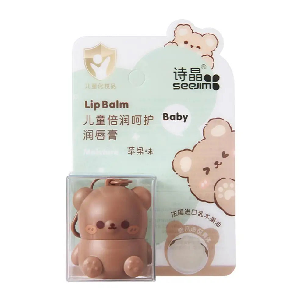 Children’s Fruity Lip Balm – Cute Little Bear Lip Balm for Baby, Moisturizing &amp; Anti-Dry