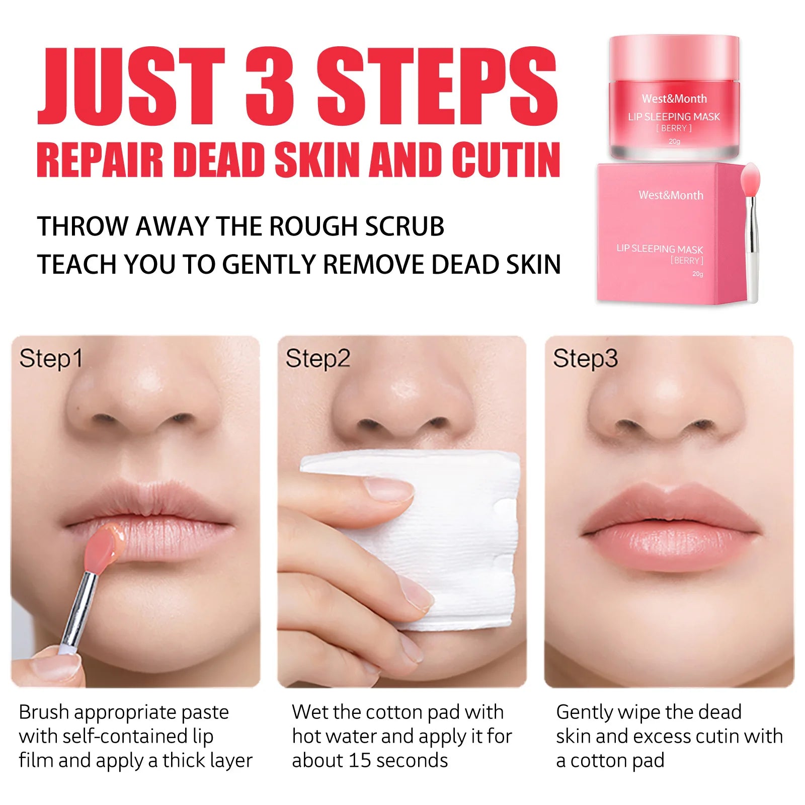 Berry Lip Sleeping Mask

20g | Night Moisturizing | Fade Lip Lines | Nourishing Lip Balm
